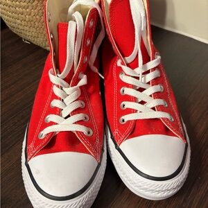 ✨ Brand New Red Converse High Tops